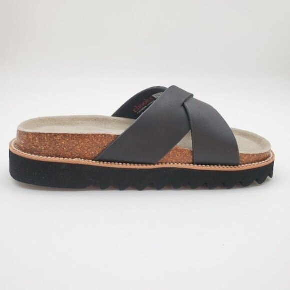 BUY ONE GET ONE FREE Chooka Paige Size 9 Leather & Cork Slide Sandal - Picture 4 of 7